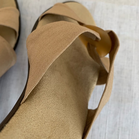 New Italian handmade Slides with Buckle 9M 
Wedges
Size: US 9M - Picture 6 of 9